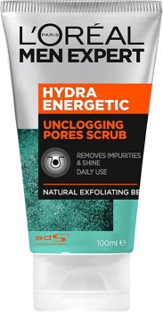 Men-Expert-Hydra-Energetic-Unclogging-Pores-Scrub-100ml on sale