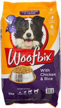 Woofbix-Dry-Dog-Food-15kg-Chicken-Rice on sale