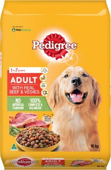 Pedigree-Dry-Dog-Food-Beef-Vegetables-15kg on sale