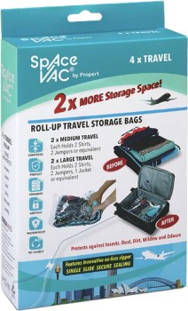 Space-Vac-4-Pack-Travel-Vacuum-Seal-Storage-Bags on sale