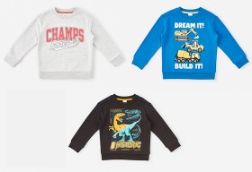 NEW-Print-Crew-Sweatshirt on sale