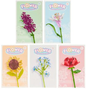Rose-Flower-Construction-Kit-Assorted on sale
