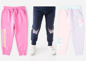 NEW-Girls-Print-Trackpants on sale