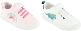 NEW-Junior-Casual-Shoes-RainbowDinosaur on sale