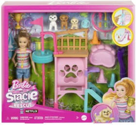NEW-Barbie-and-Stacie-to-the-Rescue-Puppy-Playground-Playset on sale