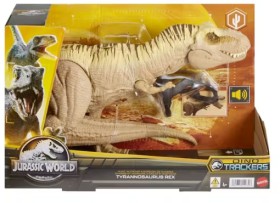 Jurassic-World-Hunt-N-Chomp-Tyrannosaurus-Rex-Dinosaur-Figure on sale