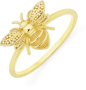 9ct-Gold-Bumble-Bee-Dress-Ring on sale