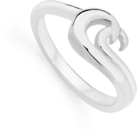 Sterling-Silver-Fine-Double-Wave-Ring on sale