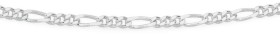 Sterling-Silver-45cm-31-Figaro-Chain on sale