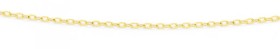 9ct-Gold-50cm-Solid-Cable-Chain on sale