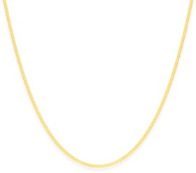 9ct-Gold-Kids-35cm-Solid-Curb-Chain on sale