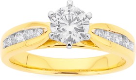 18ct-Gold-Diamond-Ring on sale