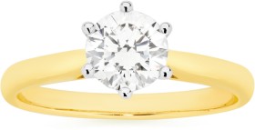Alora-14ct-Gold-Lab-Grown-Diamond-Solitaire-RIng on sale