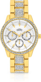 Elite-Gold-Tone-Ladies-Watch on sale