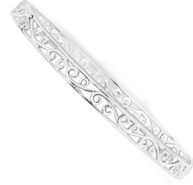 Sterling-Silver-Scroll-Bangle on sale