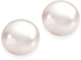 Sterling-Silver-8-85mm-Button-Cult-Freshwater-Pearl-Stud on sale