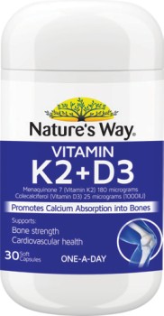 Natures-Way-Vitamin-K2-D3-180mg-30-Capsules on sale