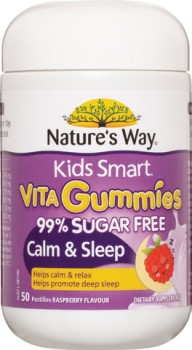 Natures-Way-Kids-Smart-Vita-Gummies-Sugar-Free-Calm-Sleep-50-Pack on sale