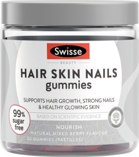 Swisse-Beauty-Hair-Skin-Nails-Gummies-50-Pack on sale