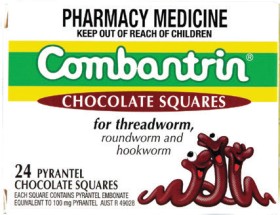 Combantrin-Chocolate-Squares-24-Pack on sale