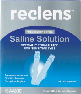 Reclens-Normal-Saline-15-x-15mL on sale
