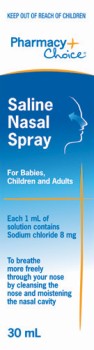 Pharmacy-Choice-Saline-Nasal-Spray-30mL on sale