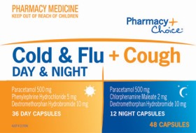 Pharmacy-Choice-Cold-Flu-Cough-Day-Night-48-Capsules on sale