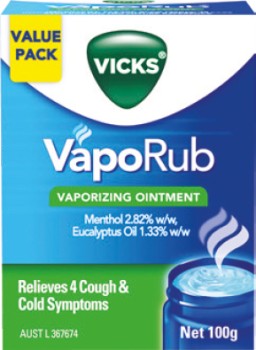 Vicks-VapoRub-Decongestant-Rub-100g on sale