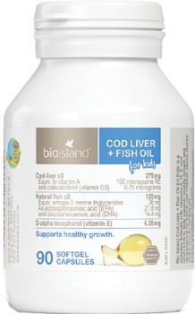 Bio-Island-Cod-Liver-Fish-Oil-For-Kids-90-Capsules on sale