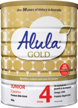 Alula-S-26-Gold-Stage-4-Junior-Milk-Drink-2Years-900g on sale
