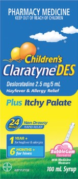 Claratyne-Des-Childrens-Syrup-100mL on sale
