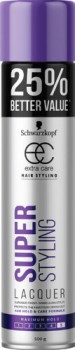 Schwarzkopf-Extra-Care-Strong-Hold-Lacquer-250g on sale