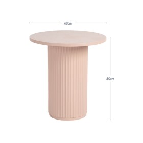 Tully-Blush-Fluted-Side-Table-by-Habitat on sale