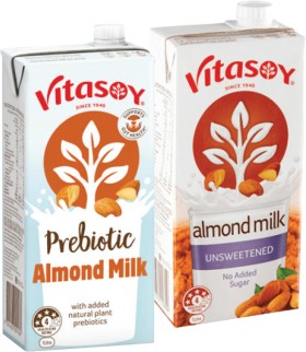 Vitasoy-Almond-Oat-or-Prebiotic-Milk-1-Litre-Selected-Varieties on sale
