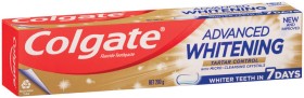 Colgate-Advanced-Whitening-or-MaxFresh-Toothpaste-120200g-or-Toothbrush-3-Pack-Selected-Varieties on sale