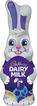 Cadbury-Dairy-Milk-Bunny-250g-or-Crunchie-Bunny-270g on sale