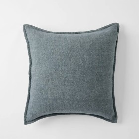 Sorano-Linen-Blend-Cushion-Charcoal on sale
