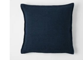 Sorano-Linen-Blend-Cushion-Ink on sale