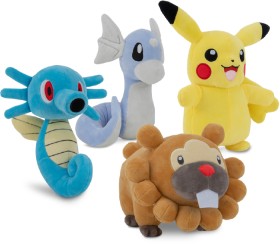 Pokemon-Assorted-8-Velvet-Plush-Toys on sale