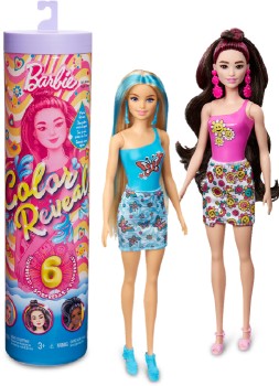 Barbie-Assorted-Colour-Reveal-Rainbow-Groovy-Series on sale