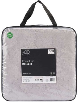 KOO-Elite-Faux-Fur-Blanket on sale
