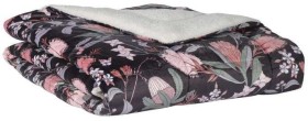 KOO-GIgi-Printed-Sherpa-Reversible-Blanket on sale