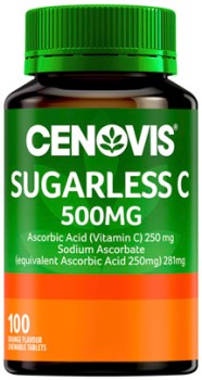 Cenovis-Sugarless-Vitamin-C-500mg-100-Chewable-Tablets on sale