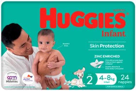 Huggies-Nappies-Ultimate-Size-2-Infant-24-Pack on sale