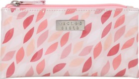 Wicked-Sista-Coral-Leaves-Small-Flat-Purse on sale