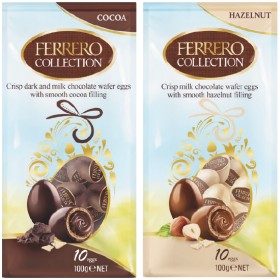 Ferrero-Easter-Eggs-Hazelnut-or-Cocoa-100g on sale