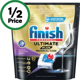 Finish-Ultimate-Plus-Material-Care-Dishwasher-Tablets-Pk-50 on sale