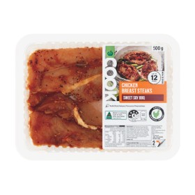 Woolworths-COOK-or-BBQ-Marinated-Chicken-Breast-Steak-Varieties-500g-with-RSPCA-Approved-Chicken on sale