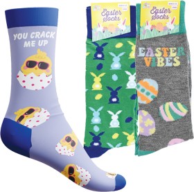 Easter-Adult-Socks on sale