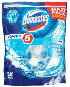 Domestos-Power-Toilet-Cleaner-5-Pack on sale